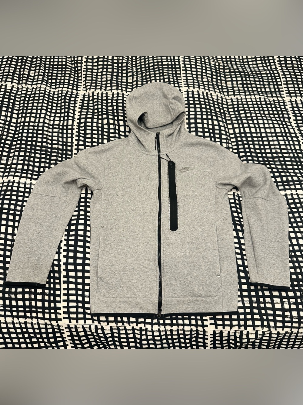 Nike Sportswear Men's Tech Fleece Zip Hoodie Grey size Small DD4688-010